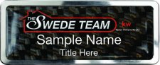(image for) The Swede Team Prestige Polished Carbon badge