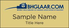 (image for) BH/GLAAR Standard Gold Square Corner badge