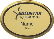(image for) Goldstar Realty Oval Executive Gold badge