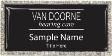 (image for) VanDoorne Hearing Care Bling Silver Other badge