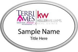 (image for) Keller Williams - Terri Ames Team Oval Prestige Pebbled badge