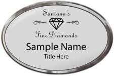 (image for) SANTANA'S FINE DIAMONDS LLC Oval Prestige Polished badge