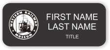 (image for) Western Railway Museum Standard Black badge