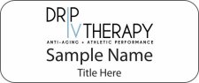 (image for) DRIP IV THERAPY Standard White badge