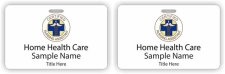 (image for) Home Health Care ID Horizontal Double Sided badge
