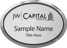 (image for) JW Capital Company Oval Executive Silver badge