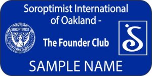 (image for) Soroptimist International of Oakland Standard Other badge