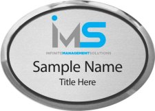 (image for) Infinite Management Solutions Oval Executive Silver badge
