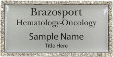 (image for) Brazosport Hematology-Oncology Bling Silver badge