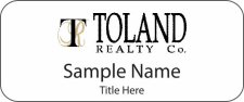 (image for) Toland Realty Co. Standard White badge