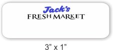 (image for) Jack's Fresh Market Standard White badge