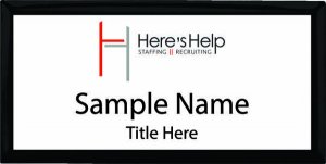 (image for) Here\'s Help Staffing & Recruiting Executive Black Other badge