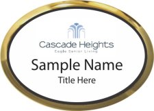 (image for) Cascade Heights Oval Executive Gold Other badge