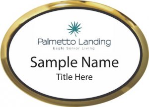 (image for) Palmetto Landing Oval Executive Gold Other badge