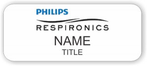 (image for) Philips Respironics Standard White badge