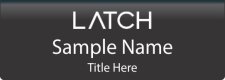 (image for) Latch Foldover Pocket Metal Chalkboard badge