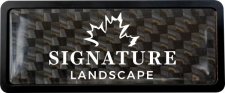 (image for) signature landscape Prestige Black Anodized Carbon badge