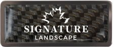 (image for) signature landscape Black Chrome Carbon badge