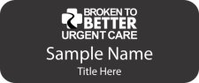 (image for) Broken to Better Urgent Care Standard Black badge