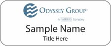 (image for) Odyssey Group Standard White badge - With Title