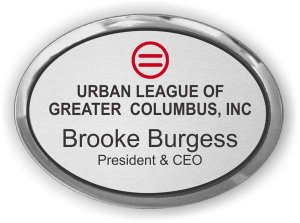 (image for) Urban League of Greater Columbus Oval Executive Silver Other badge