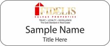 (image for) Fidelis Realty- Salvas Properties Standard White badge