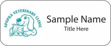 (image for) Apopka Veterinary Clinic Standard White badge