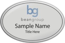 (image for) The Bean Group Oval Prestige Pebbled badge