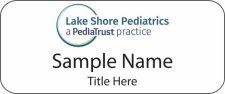 (image for) Lake Shore Pediatrics Standard White badge