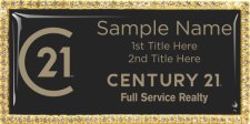 (image for) Century 21 Full Service Realty Bling Gold Other badge