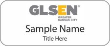 (image for) GLSEN Greater Kansas City Standard White badge