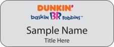 (image for) Dunkin' Brands Standard Silver badge