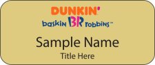 (image for) Dunkin' Brands Standard Gold badge