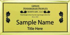 (image for) Gipson Pendergrass People's Mortuary, LLC Executive Gold Other badge