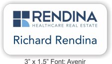 (image for) Rendina Healthcare Real Estate Standard White badge