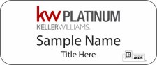 (image for) KW Platinum Standard White badge