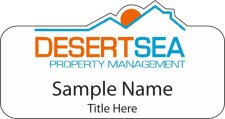 (image for) Desert Sea Real Estate Shaped Other badge