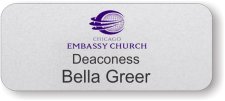 (image for) Chicago Embassy Church Standard Silver Badge (Deaconess)
