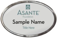 (image for) Asante Foundation Oval Prestige Polished badge