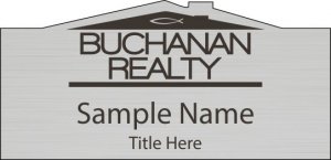 (image for) Buchanan Realty Shaped Other badge