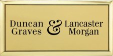 (image for) Duncan Graves & Lancaster Morgan Executive Gold badge