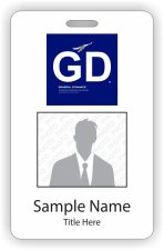 (image for) General Dynamics Photo ID Vertical badge