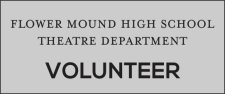 (image for) Flower Mound HS Standard Silver Square Corner badge