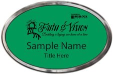 (image for) Faith & Vision Realty Oval Prestige Polished badge