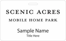 (image for) Scenic Acres Mobile Home Park ID Horizontal badge