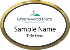 (image for) Greenwood Place Oval Executive Gold Other badge