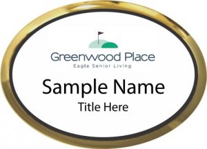 (image for) Greenwood Place Oval Executive Gold Other badge