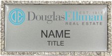 (image for) Douglas Elliman Real Estate Bling Silver badge