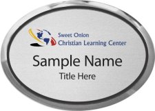 (image for) Sweet Onion Christian Learning Center Oval Executive Silver badge