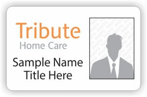 (image for) Tribute Home Care Photo ID Horizontal badge